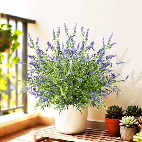 2 pack Artificial Boston Fern Plants Pots Greenery