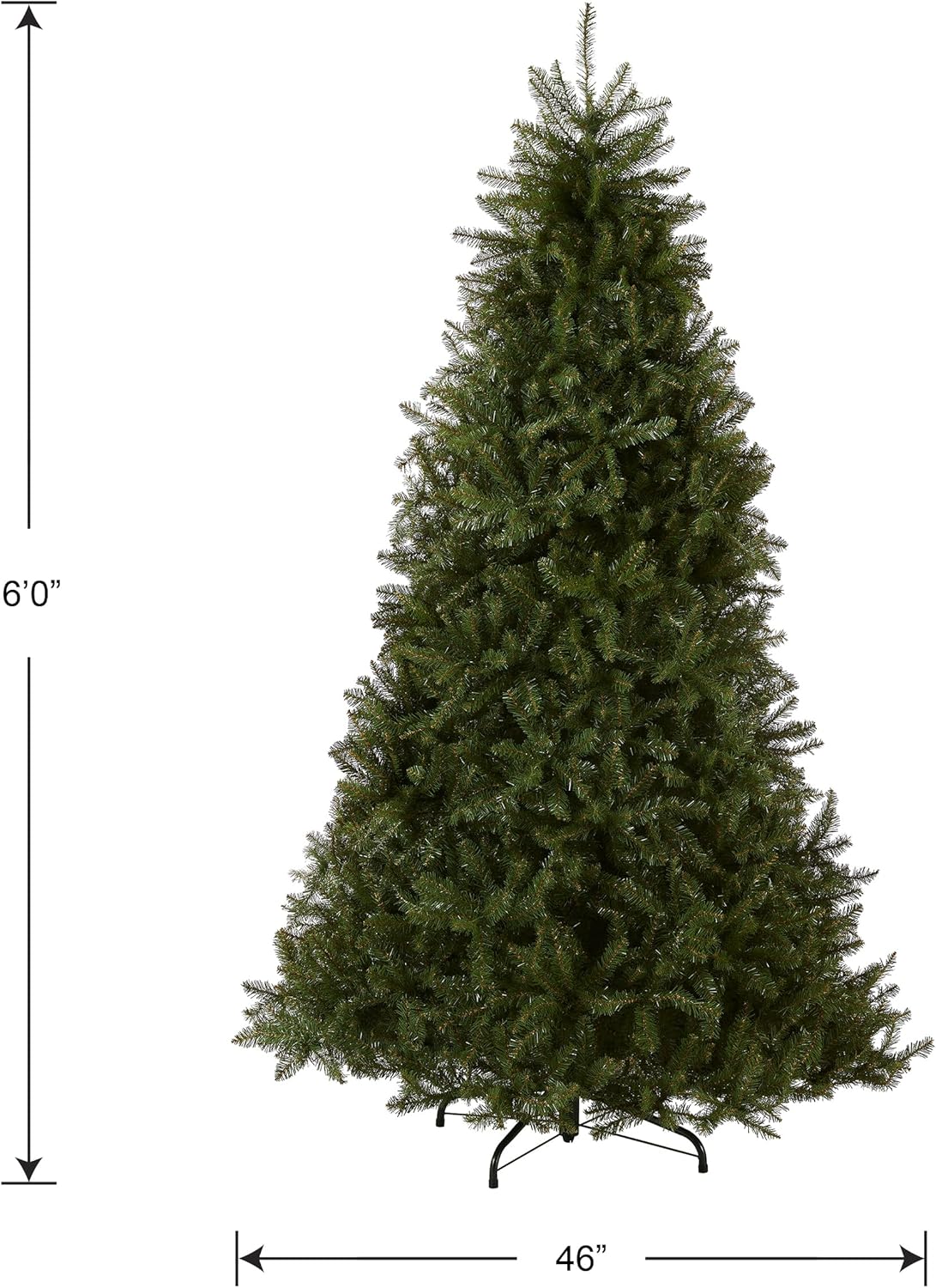 6 ft Unlit Artificial Dunhill Fir Christmas Tree