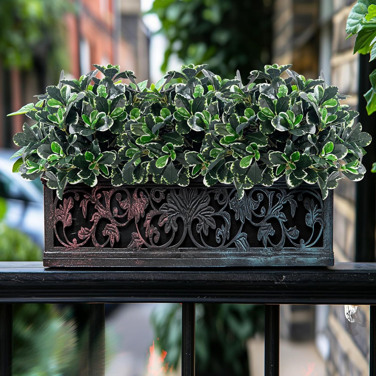 Artificial Ficus Tree Shrubs Greenery Potted Trees Plants