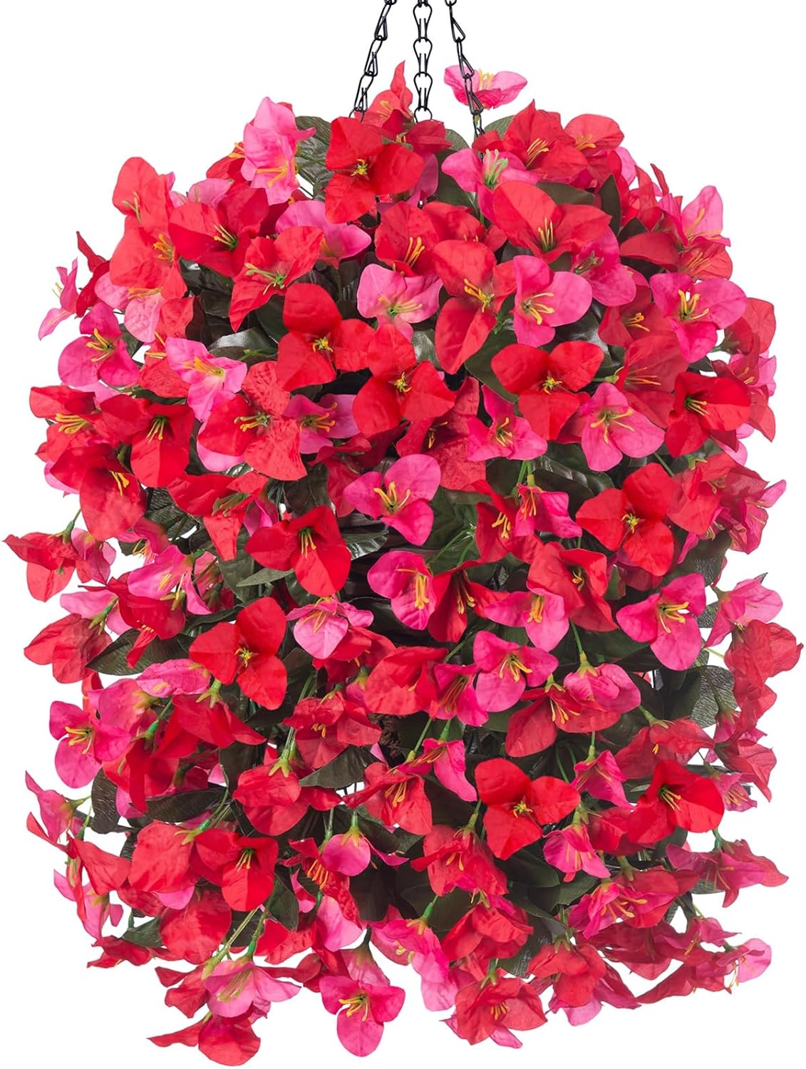 Artificial Bougainvillea Hanging Basket Flower Decoration Outdoor Flowers