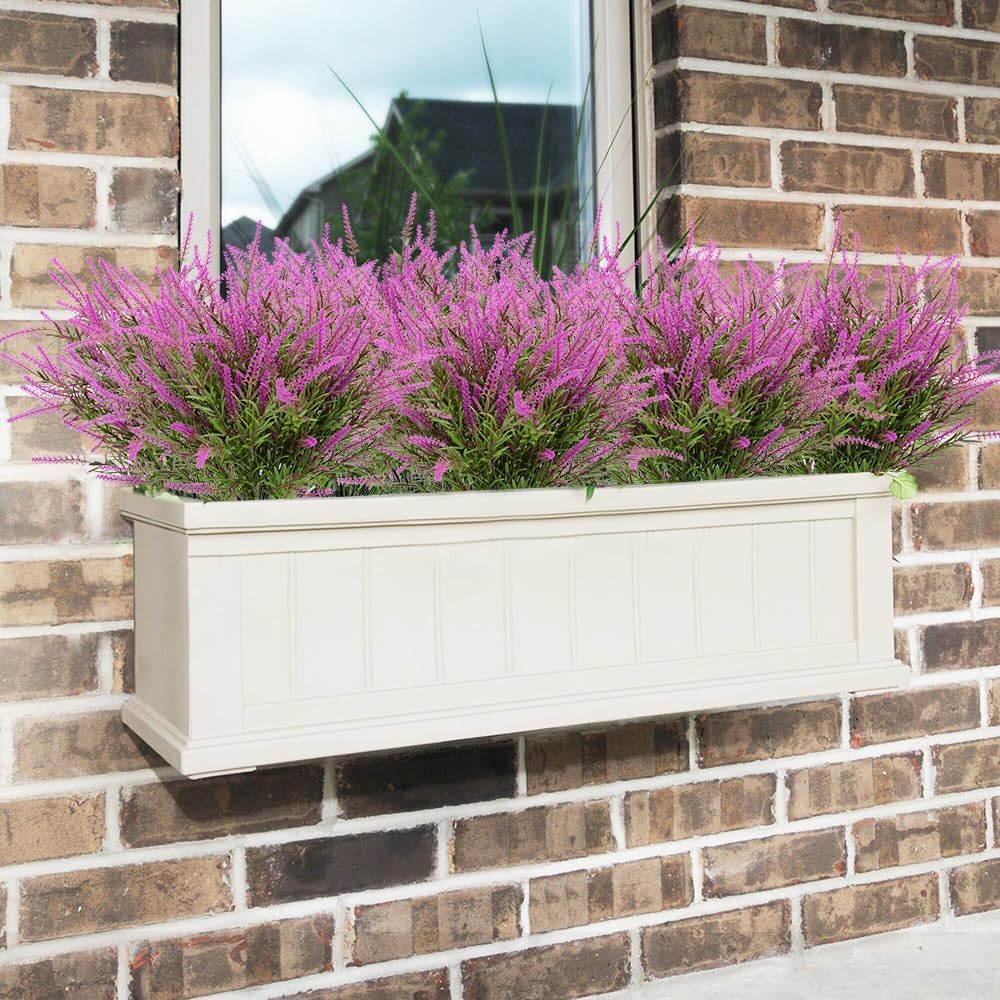 12 Bundles Outdoor Lavender Plants UV Resistant Porch