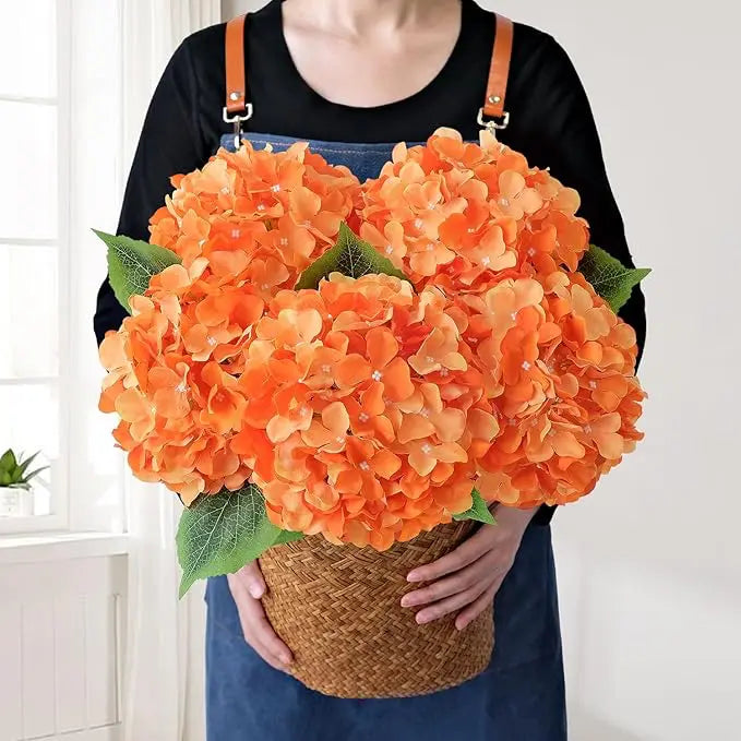 Outdoor Artificial Hydrangea Flowers Silk Blooms Decor Indoor