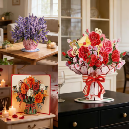 Forever Blooming Flower Roses Artificial Decor Indoor Decor