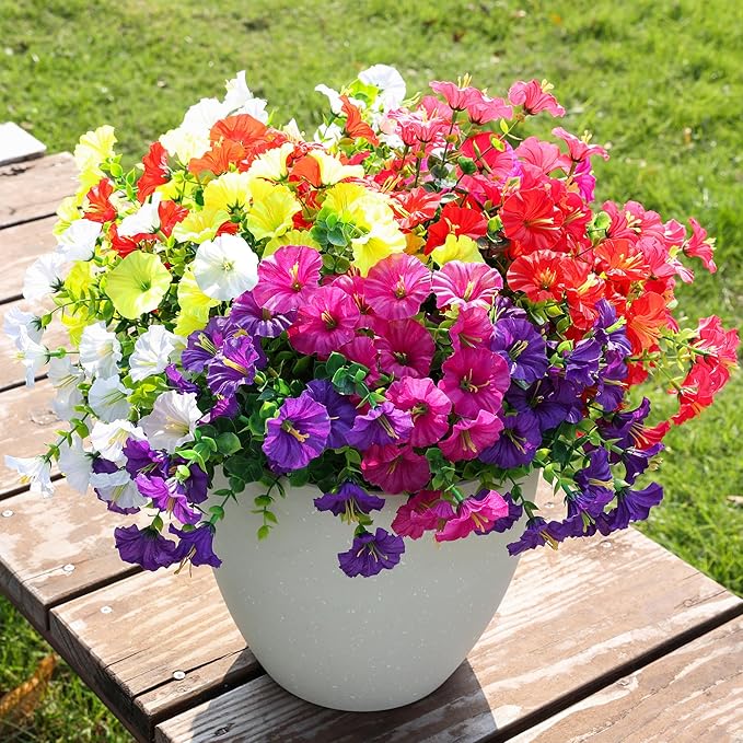 Spring Summer Home Decoration Morning Glory Artificial Decor