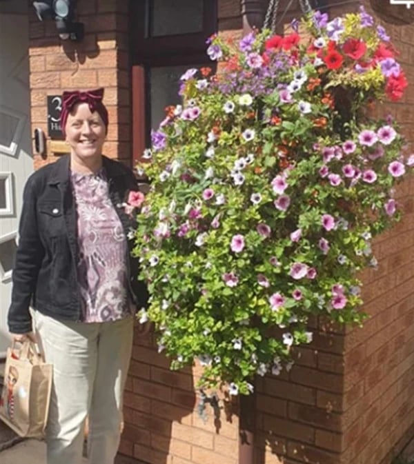 UV Resistant Artificial Morning Glory Flowers Outdoor Decor