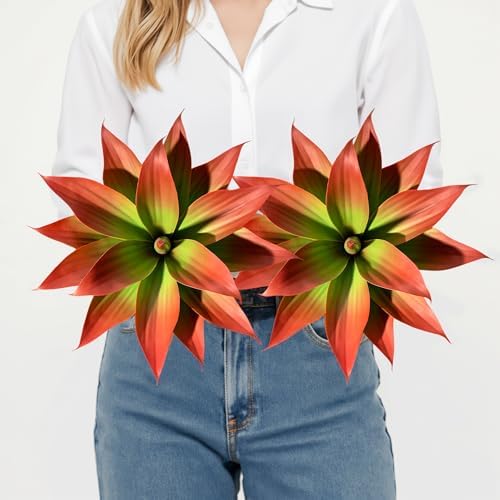 2 pack Artificial Agave Plants Resistant Succulents UV
