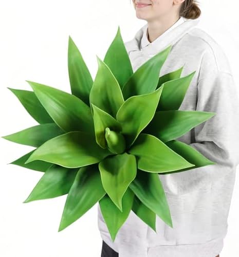 2 pack 28 inch Artificial Blue Agave Plant
