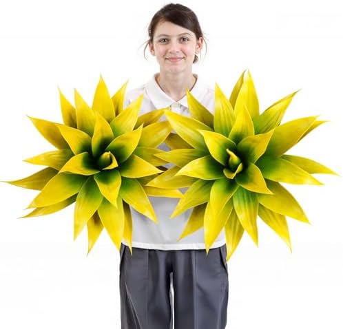 22 inch Artificial Agave Plant Stems Resistant UV