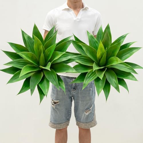 2 pack 28 inch Artificial Agave Plants Large