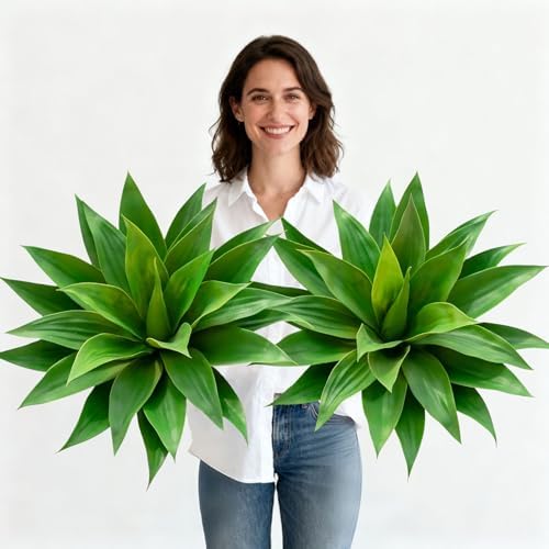28 inch Artificial Agave Plants Home Kitchen Decor