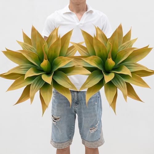 2 pack 28 inch Artificial Agave Plants Large