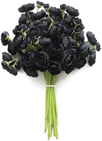 18 pcs Dusty Rose Artificial Ranunculus Silk Flowers