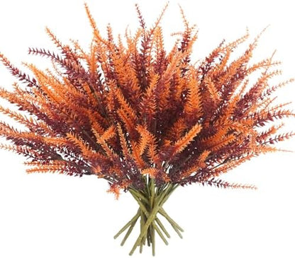 30 bundles Artificial Lavender Outdoor Plants Resistant UV