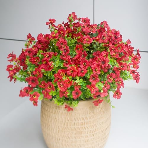 8 bundles 18.9 inch Large Artificial Agapanthus Flowers