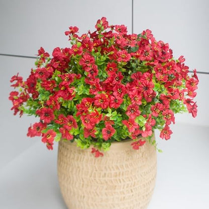 8 bundles 18.9 inch Large Artificial Agapanthus Flowers