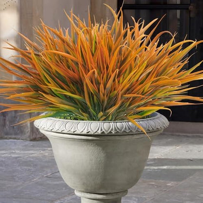 28 bundles Artificial Outdoor Plants Resistant Grass UV