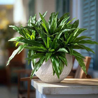 4 pcs Artificial Bird Nest Fern Stems Greenery