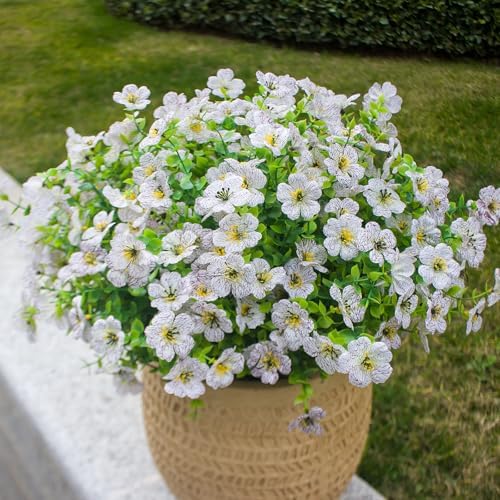 8 bundles 18.9 inch Large Artificial Agapanthus Flowers