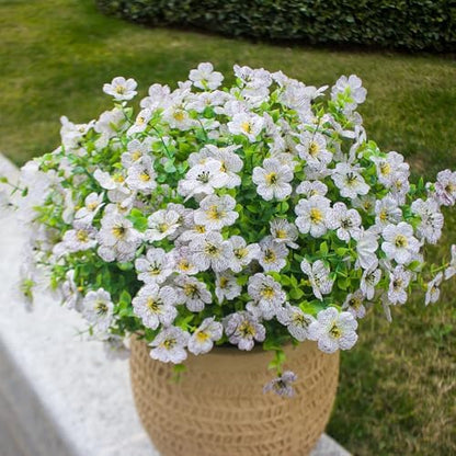 8 bundles 18.9 inch Large Artificial Agapanthus Flowers