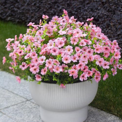 8 bundles 18.9 inch Large Artificial Agapanthus Flowers