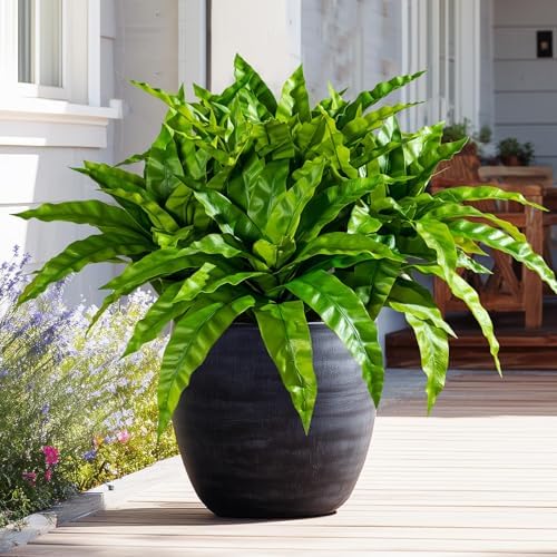 4 pcs Artificial Bird Nest Fern Stems Greenery