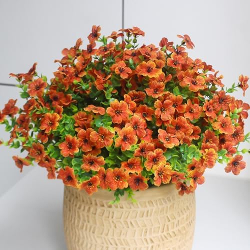 8 bundles 18.9 inch Large Artificial Agapanthus Flowers