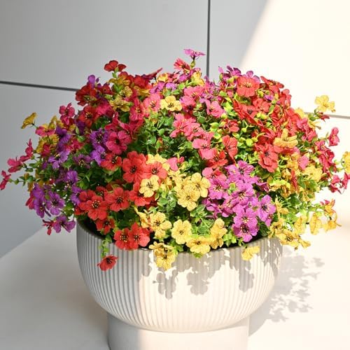 8 bundles 18.9 inch Large Artificial Agapanthus Flowers