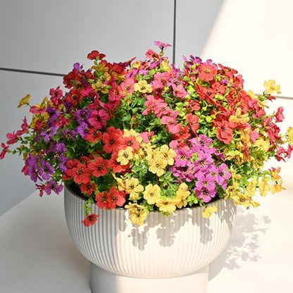 8 bundles 18.9 inch Large Artificial Agapanthus Flowers