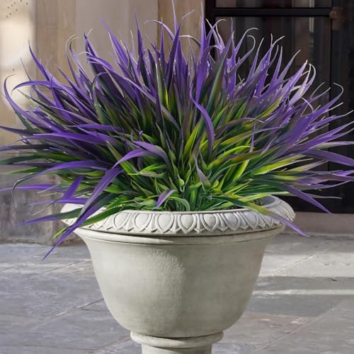 28 bundles Artificial Outdoor Plants Resistant Grass UV