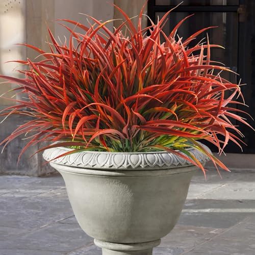 28 bundles Artificial Outdoor Plants Resistant Grass UV