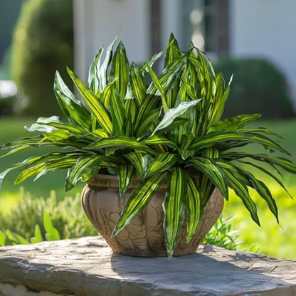 4 pcs Artificial Dracaena Stems Greenery Branches Home