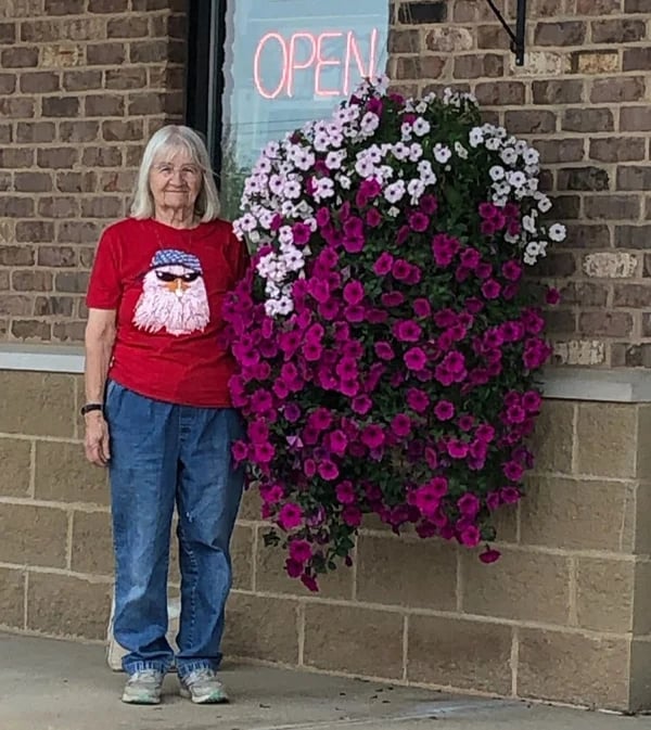 UV Resistant Artificial Morning Glory Flowers Outdoor Decor