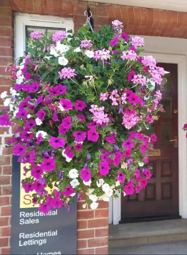 UV Resistant Artificial Morning Glory Flowers Outdoor Decor