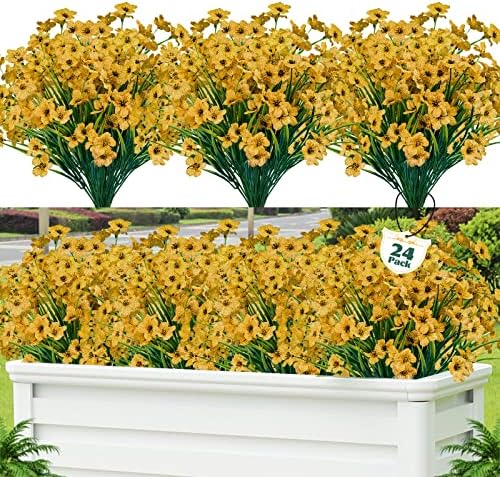 24 Pcs UV Resistant PE Shrubs Porch Window