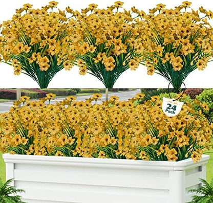 24 Pcs UV Resistant PE Shrubs Porch Window
