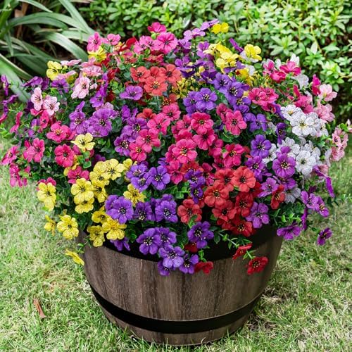 20 Bundles Silk Eucalyptus UV Resistant Garden Porch