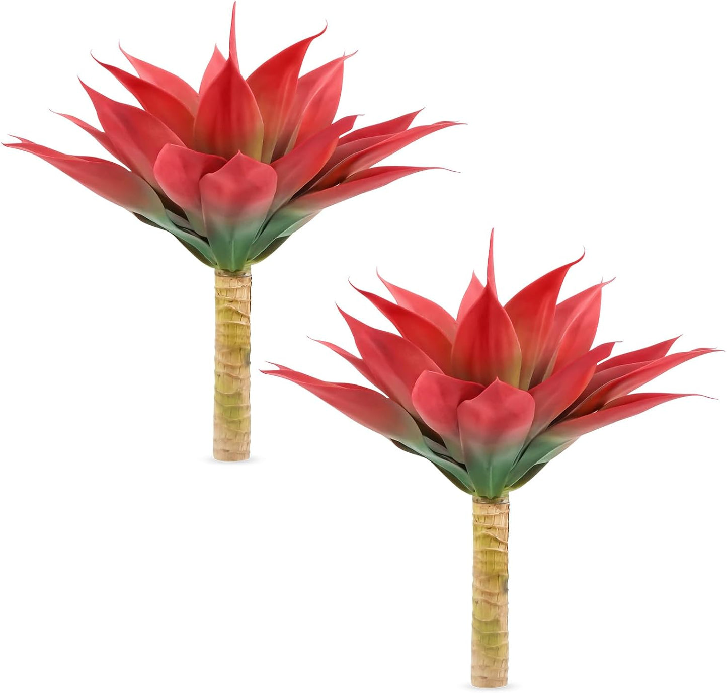 2 pack 28 inch Artificial Blue Agave Plant