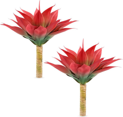 2 pack 28 inch Artificial Blue Agave Plant