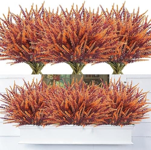 20 bundles Fall Artificial Lavender Flowers Resistant UV