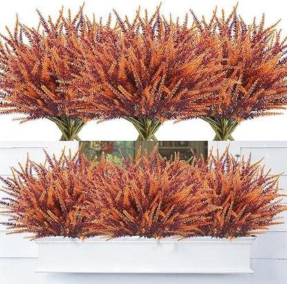20 bundles Fall Artificial Lavender Flowers Resistant UV