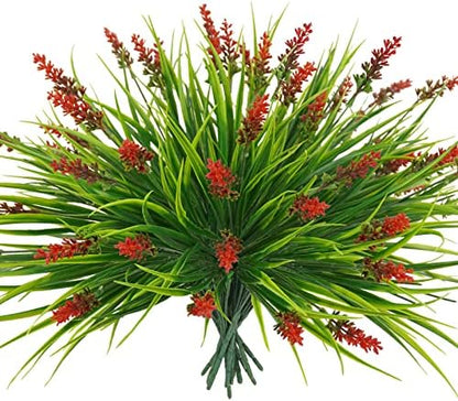 30 bundles Artificial Lavender Outdoor Plants Resistant UV