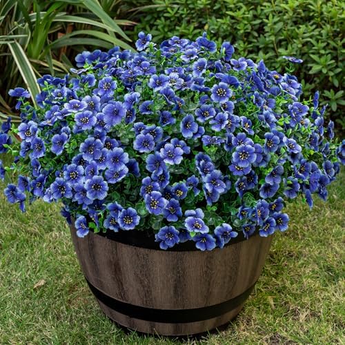 20 Bundles Silk Eucalyptus UV Resistant Garden Porch