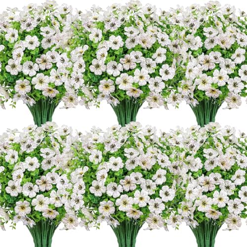 20 Bundles Fuchsia Eucalyptus UV Resistant Garden Porch