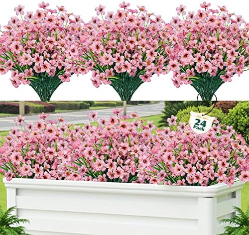 24 Pcs UV Resistant PE Shrubs Porch Window