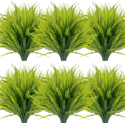 12 bundles Artificial Boston Ferns Flowers Home Kitchen