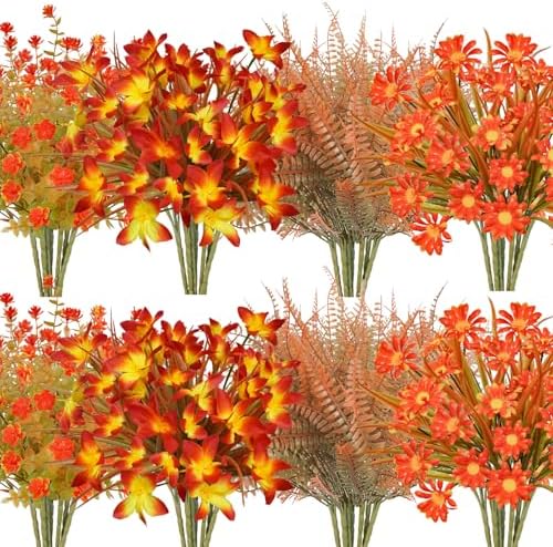 20 bundles Fall Artificial Lavender Flowers Resistant UV