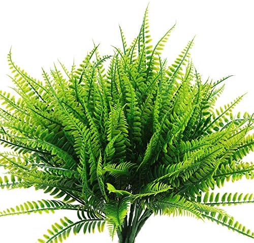 40 pcs Artificial Boston Fern Plants Resistant UV