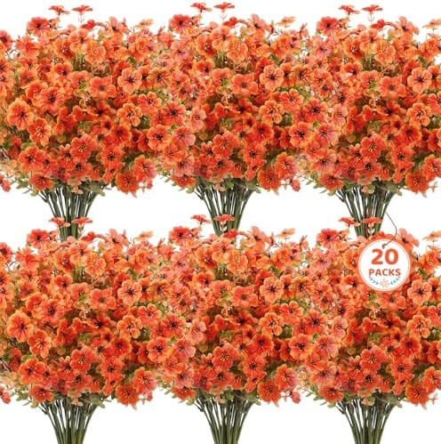 20 Bundles Fuchsia Eucalyptus UV Resistant Garden Porch