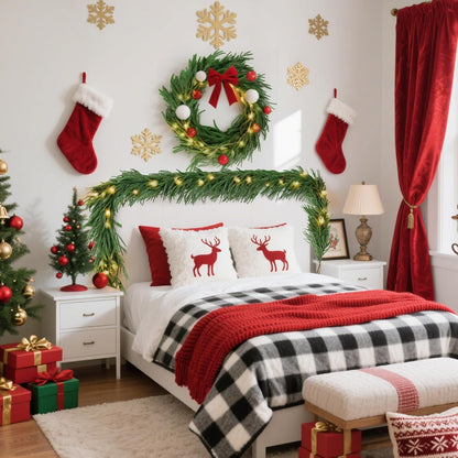 Artificial Norfolk Pine Garland Greenery Christmas Holiday Decor