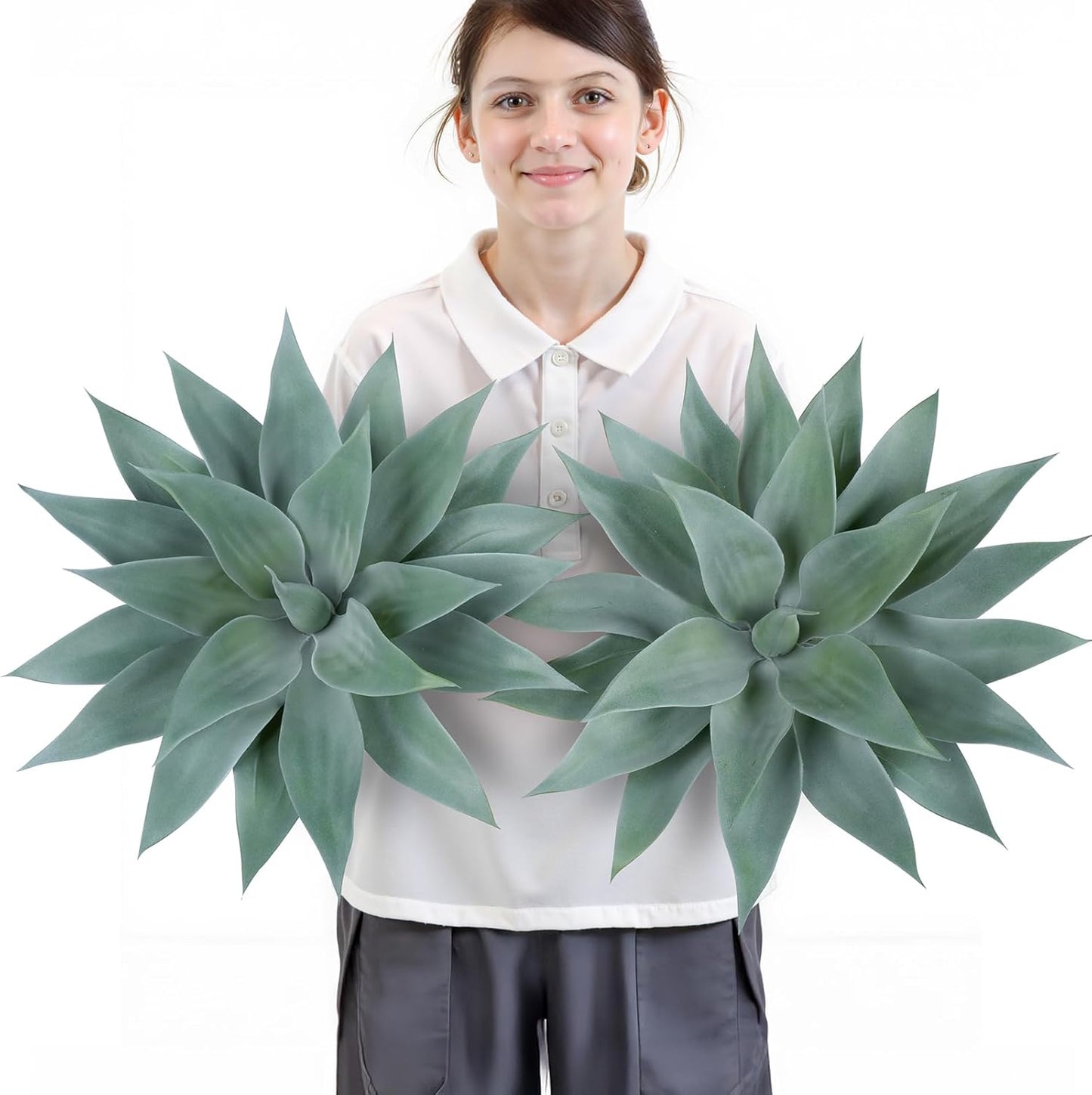 22 inch Artificial Agave Plant Stems Resistant UV